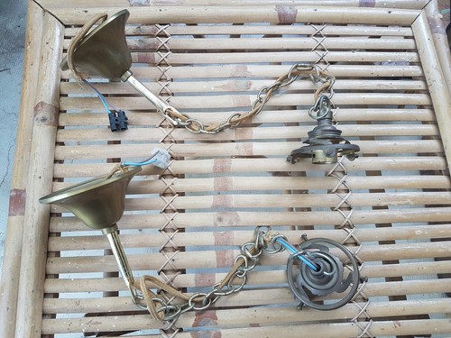 Paire rosace plafonnier - , en